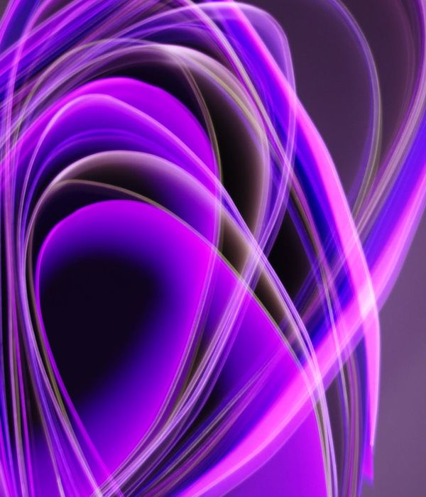 Abstract glowing lines representing flow and energy